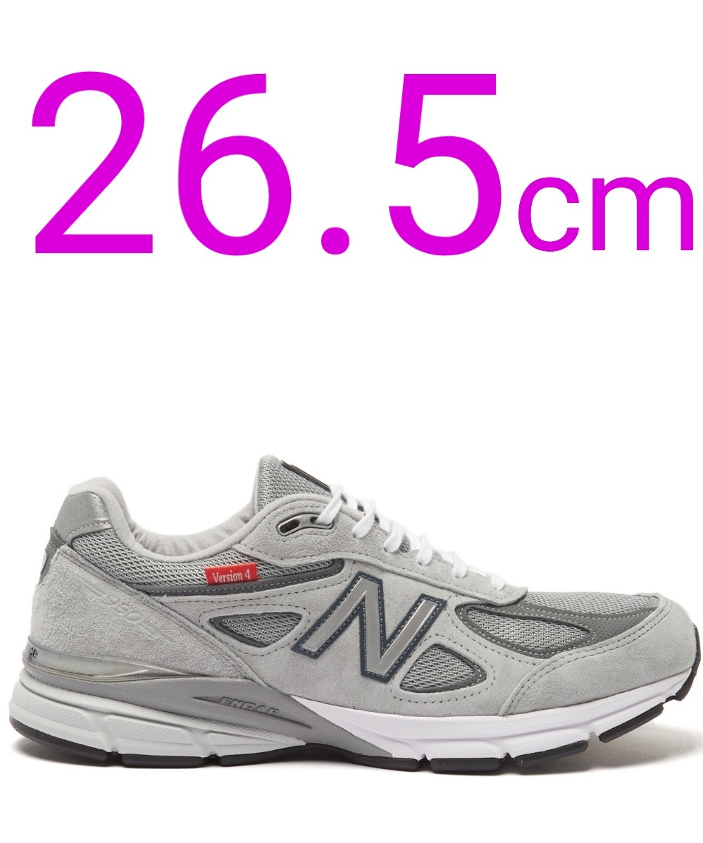 通常 1本タイプ 新品 USA製 M990 VS4 US6.5 24.5cm ニューバランス