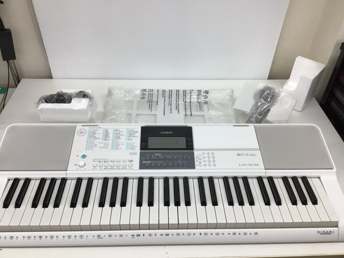 CASIO カシオ 大人の楽らくキーボード LK-516 新品 Tsuuhan Gekiyasu 