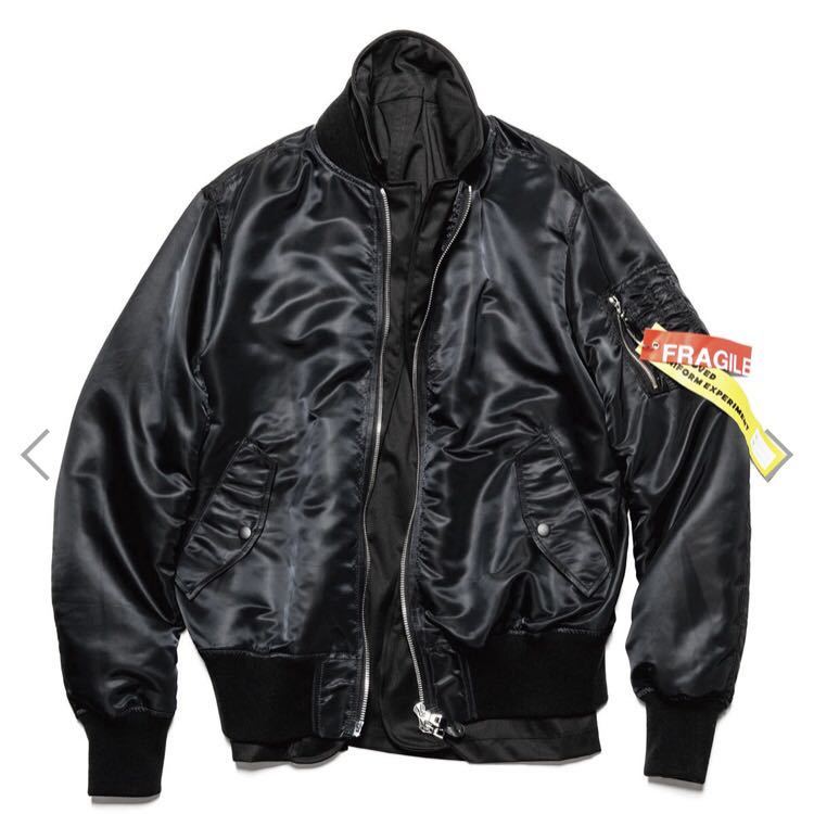 国内発送】 uniform experiment/REVERSIBLE MA-1 20ss ☆新品
