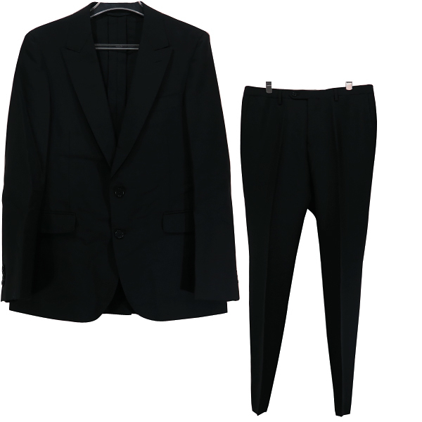District United Arrows ディストリクトユナイテッドアローズ スーツセットアップ メンズ ジャケット パンツ ブラック 黒 スーツ