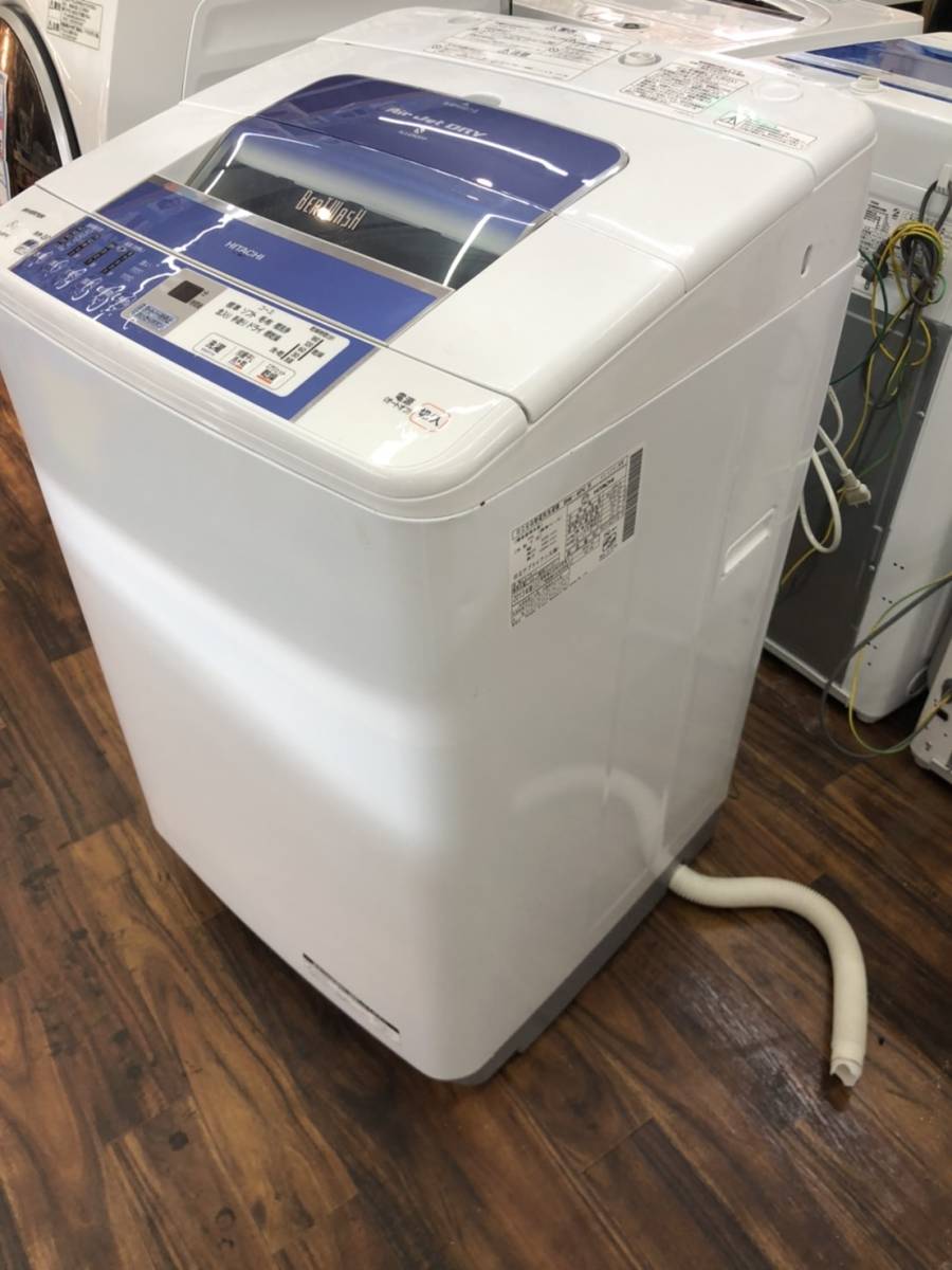 送料無料S35153 日立 HITACHI ヒタチ 日立 ビートウォッシュ BW-8PV 洗濯機 簡易乾燥機能付洗濯機