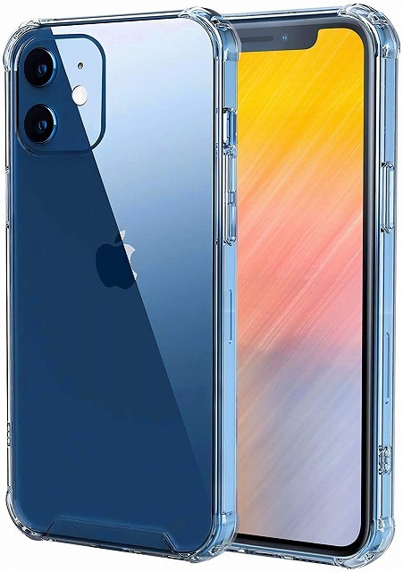 2022年最新海外 iPhone12 mini クリアケース 強化ガラス保護フィルム 最大91％オフ！ 2 送料出品者負担 パック