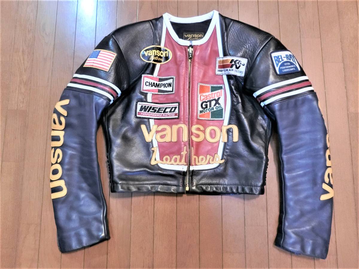 Yahoo!オークション - 希少 90'sヴィンテージ品 Vanson バンソン Yahoo!オークション - 希少 90'sヴィンテージ品 Vanson バンソン
