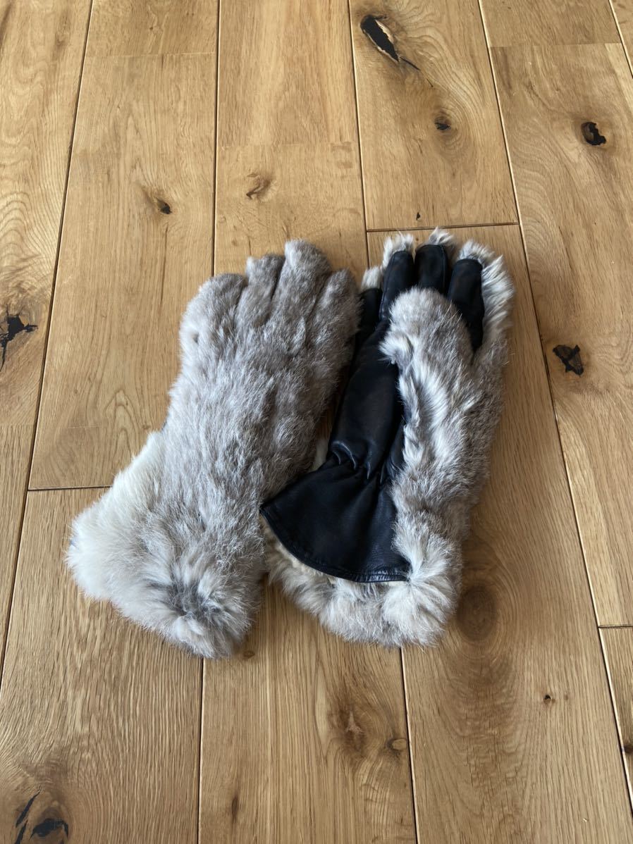  ultra rare!! CC41 England made 40's Vintage Grizzly glove gloves bear glove 40 period * bear Jean car coat fmi couch da Margiela 