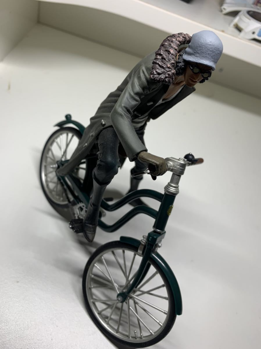 ワンピース　フィギュア　DXF THE GRANDLINE VEHICLE 青雉 青キジ グザン　自転車