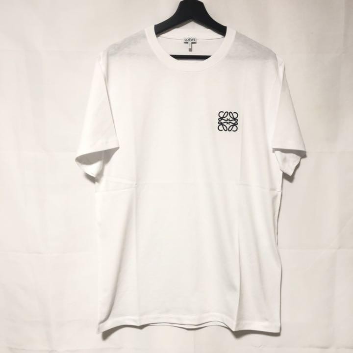 Lサイズ LOEWE ロエベ アナグラム ロゴTシャツ ホワイト(¥36,500