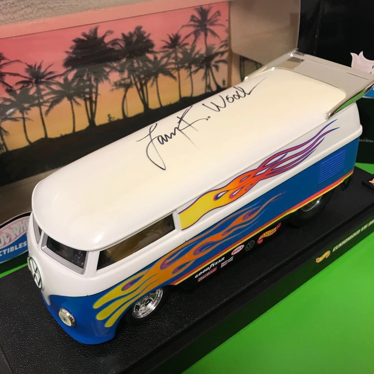 ホットウィール LARRY WOOD直筆サイン VW DRAG BUS ワーゲン ホットウィール LARRY WOOD直筆サイン VW DRAG BUS ワーゲン