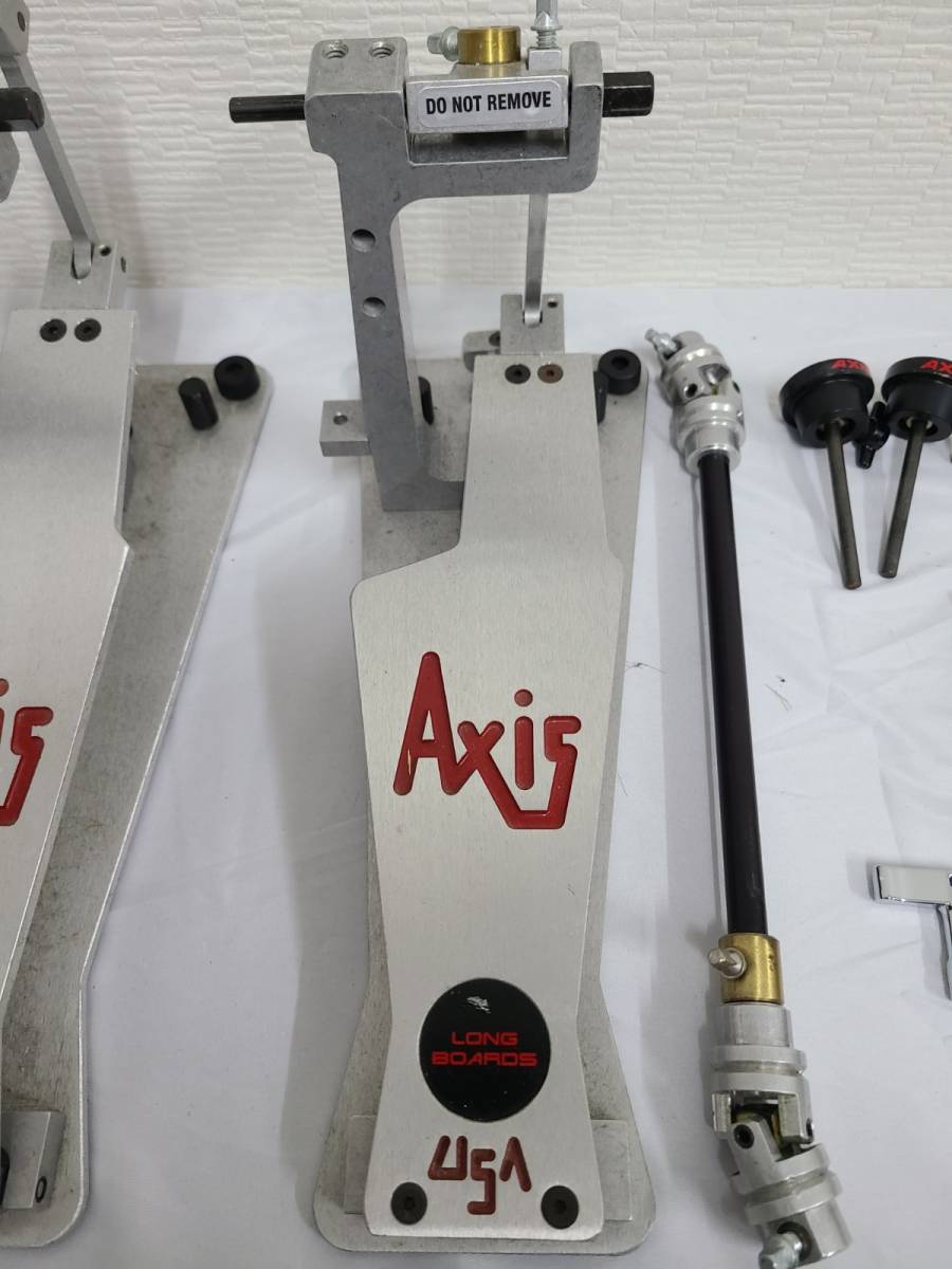 希少 AXIS/アクシス A-L2 Double Pedal /ツインペダル ドラム ペダル 現状品