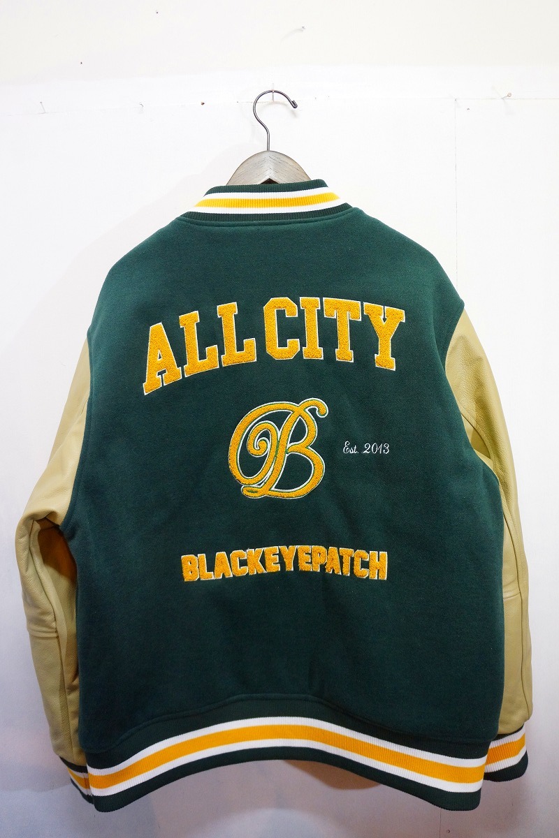 新品 22SS THE BLACK EYE PATCH ブラックアイパッチ VARSITY JACKET