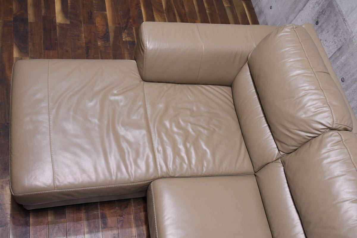 IDC大塚家具 Leatherworld 総本革 3人掛けソファ 限定半額 www.esn