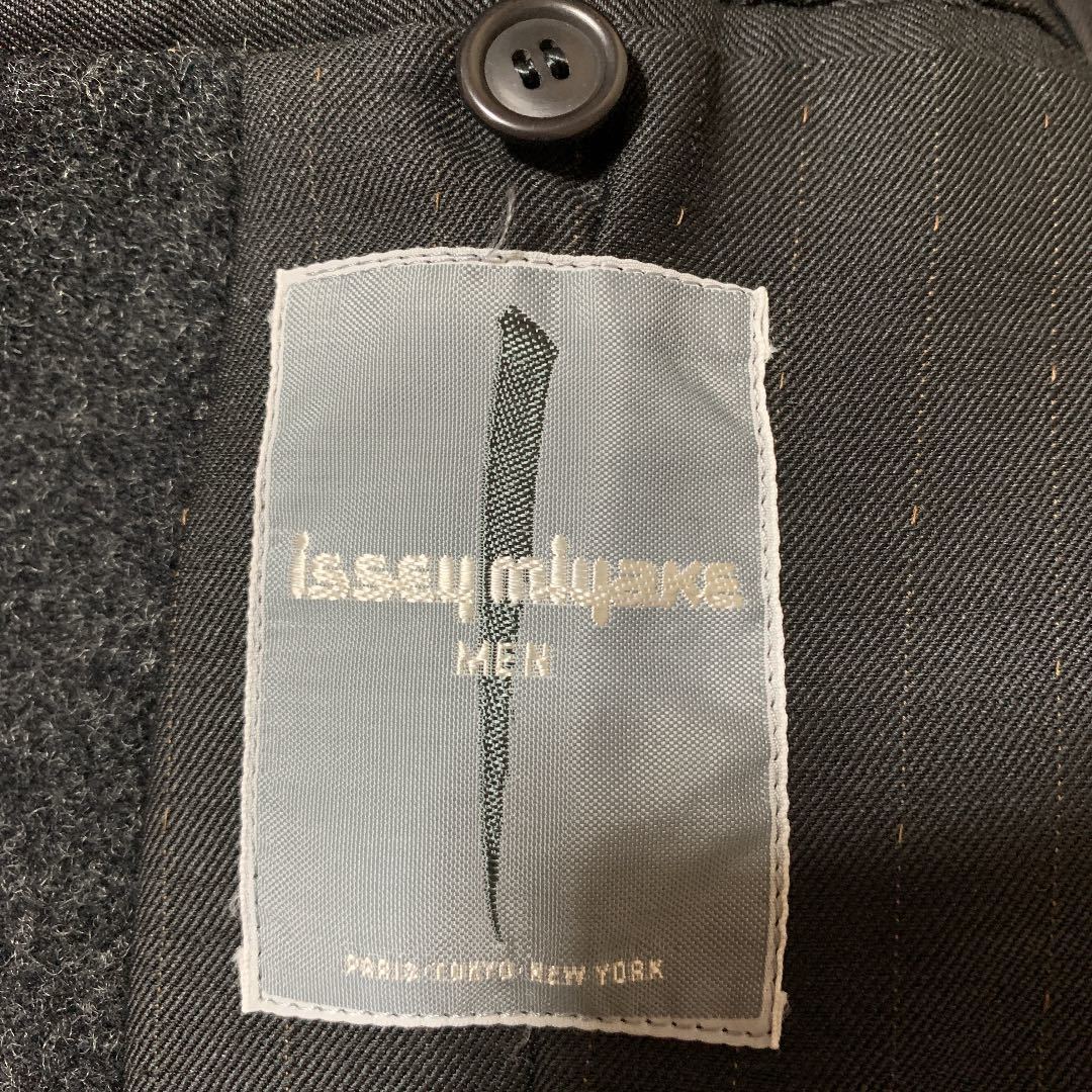 【日本製 上質生地 美品】80s 初期タグ 筆タグ ISSEY MIYAKE MEN ヴィンテージ ウール テーラード ジャケット イッセイミヤケ  メン メンズ