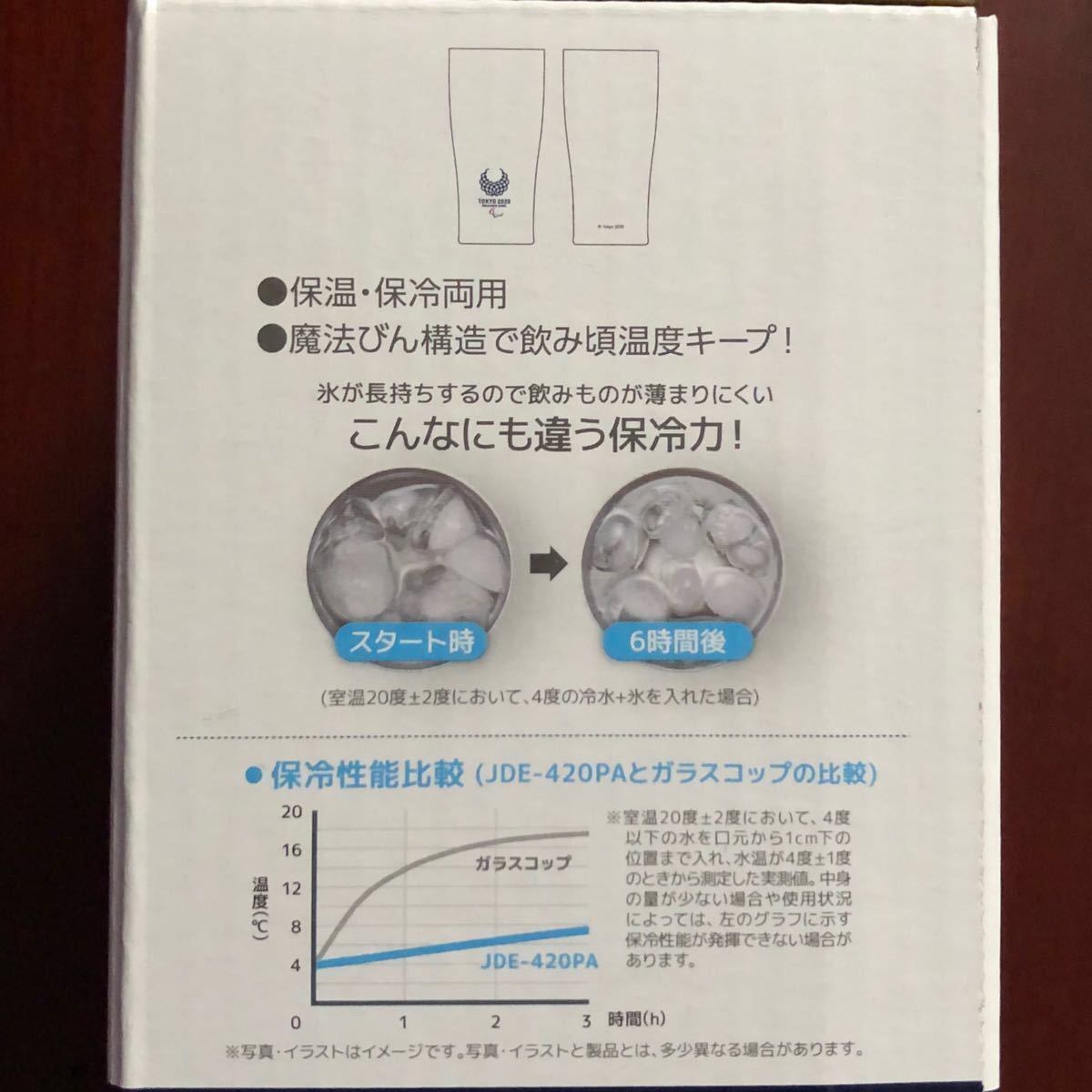 【新品】東京2020 オリンピック・パラリンピック サーモス 真空断熱タンブラー シロ 各1点（2点セット）