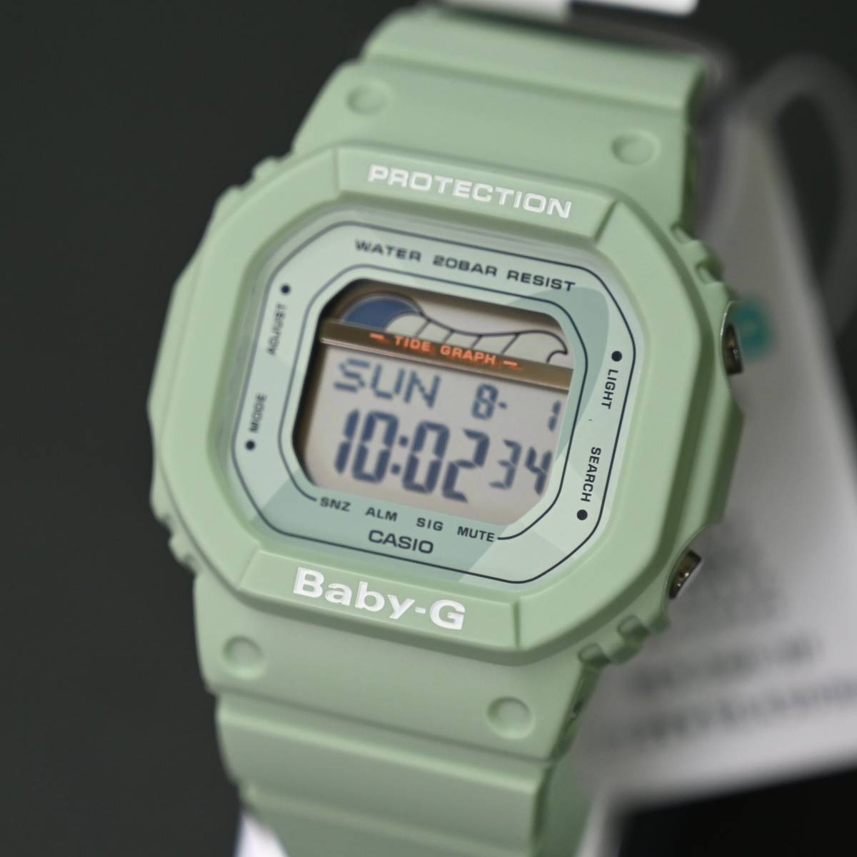 カシオ CASIO BABY-G ベビージー BLX-560-3JF パステルグリーン [NHK おかえりモネ 永浦百音(清原果耶さん)着用モデル]  レディース腕時計