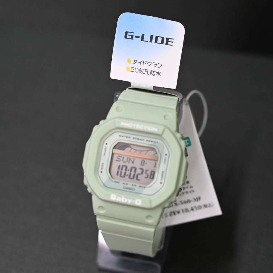 カシオ CASIO BABY-G ベビージー BLX-560-3JF パステルグリーン [NHK おかえりモネ 永浦百音(清原果耶さん)着用モデル]  レディース腕時計