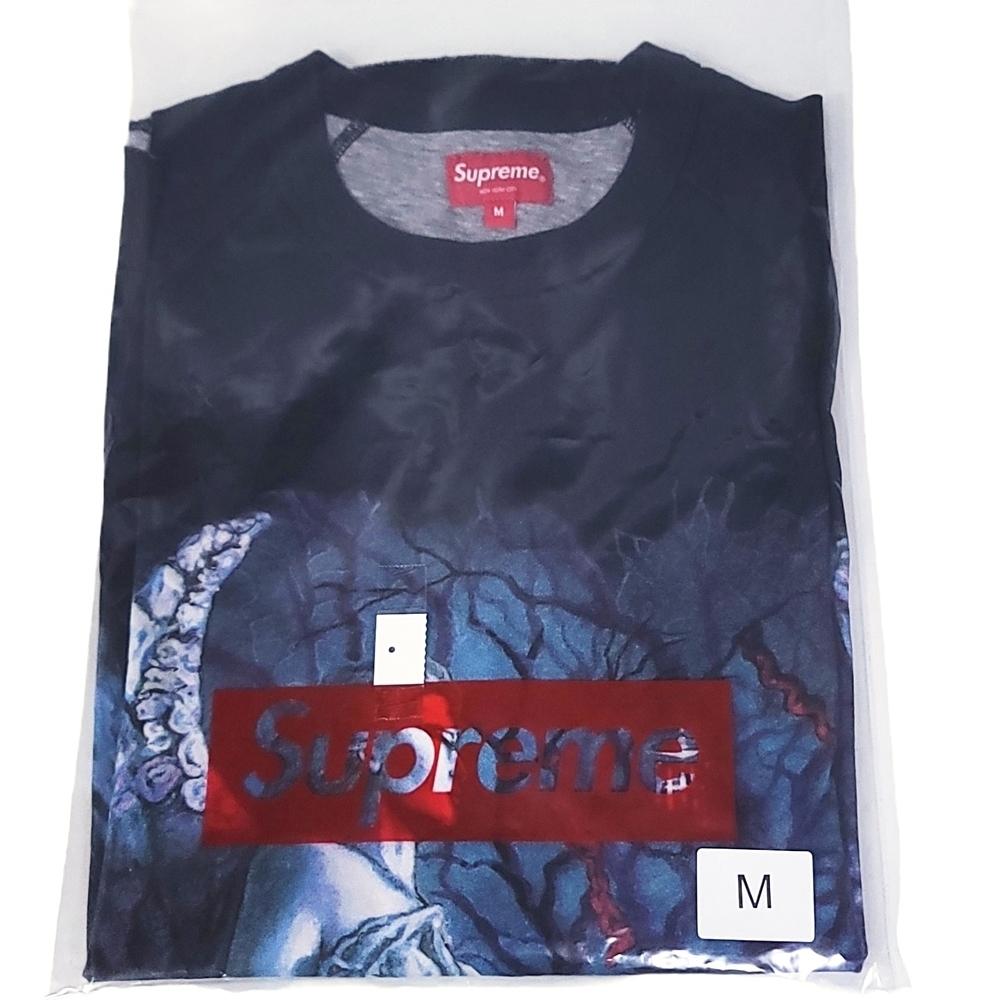 WB837 Supreme シュプリーム 21FW WEEK4 The Crow Raglan L/S ザ・クロウ ラグラン 長袖 Tシャツ Mサイズ ブラック 未使用 ●60_画像7