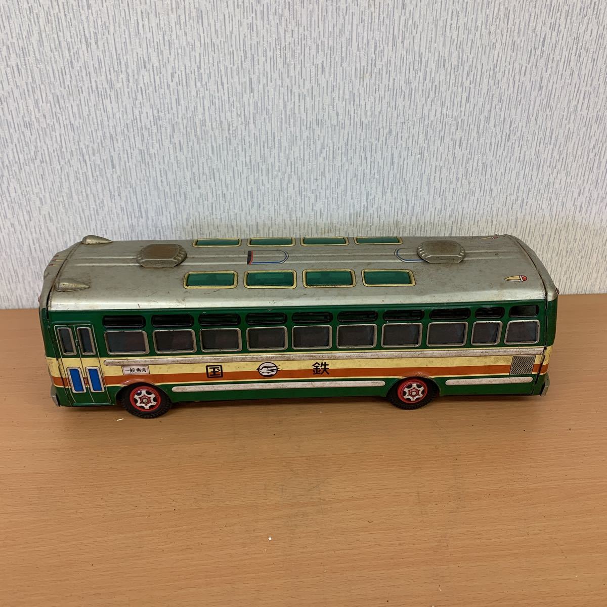 国鉄　ブリキバス 希少】国鉄ハイウェイバス ブリキのおもちゃ 昭和レトロ