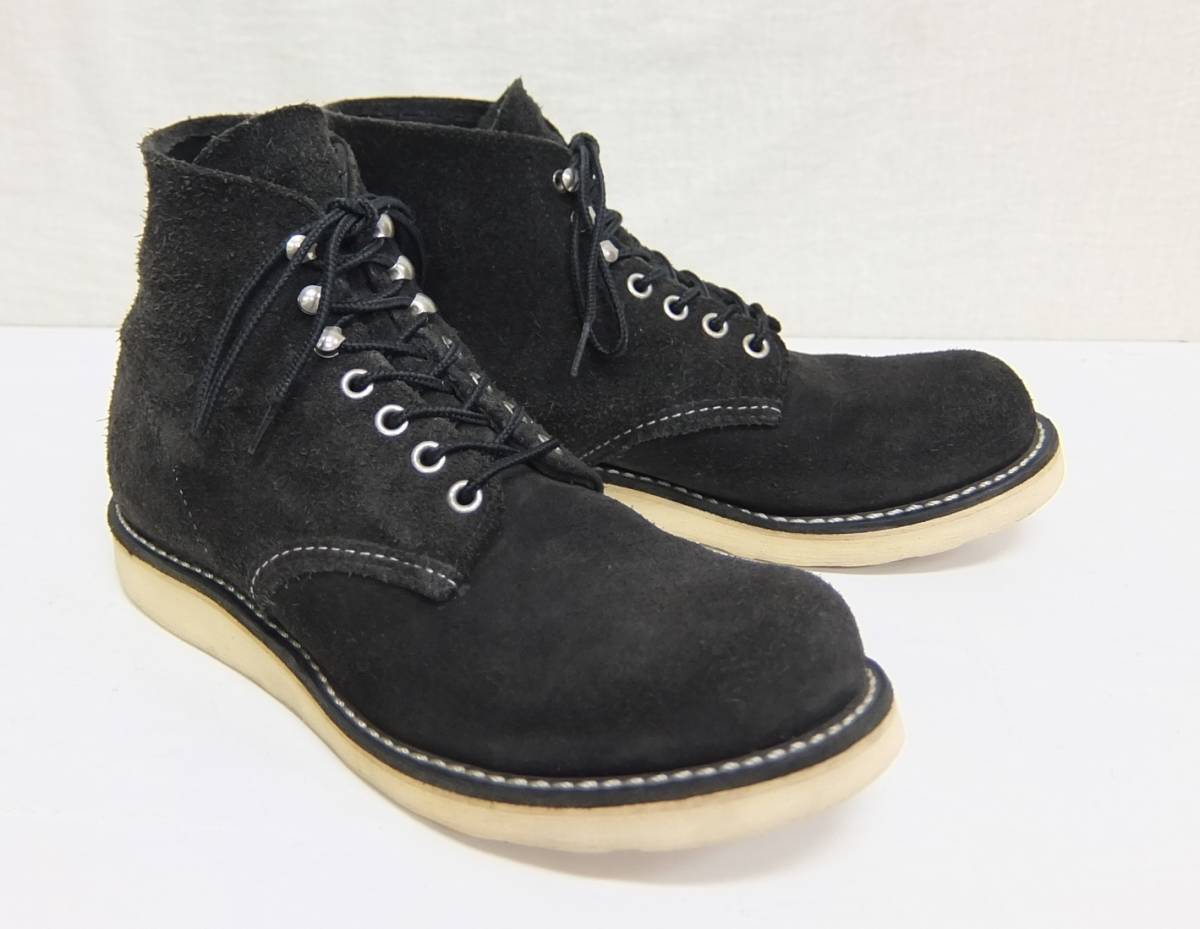 2010年 REDWING 8174 スエード 黒 7D 25cm レッドウィング | bioimune