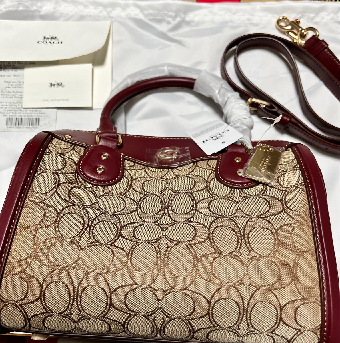 COACH コーチ ミニ ボストン バッグ ショルダーバッグ ハンドバッグ