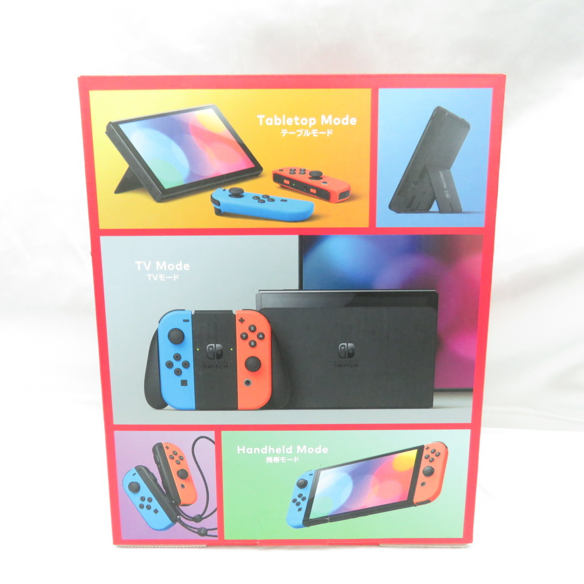 【未使用品】NINTENDO SWITCH ニンテンドースイッチ 有機ELモデル HEG-S-KABAA ネオンブルー・ネオンレッド ※保証開始済み 846108678_画像4