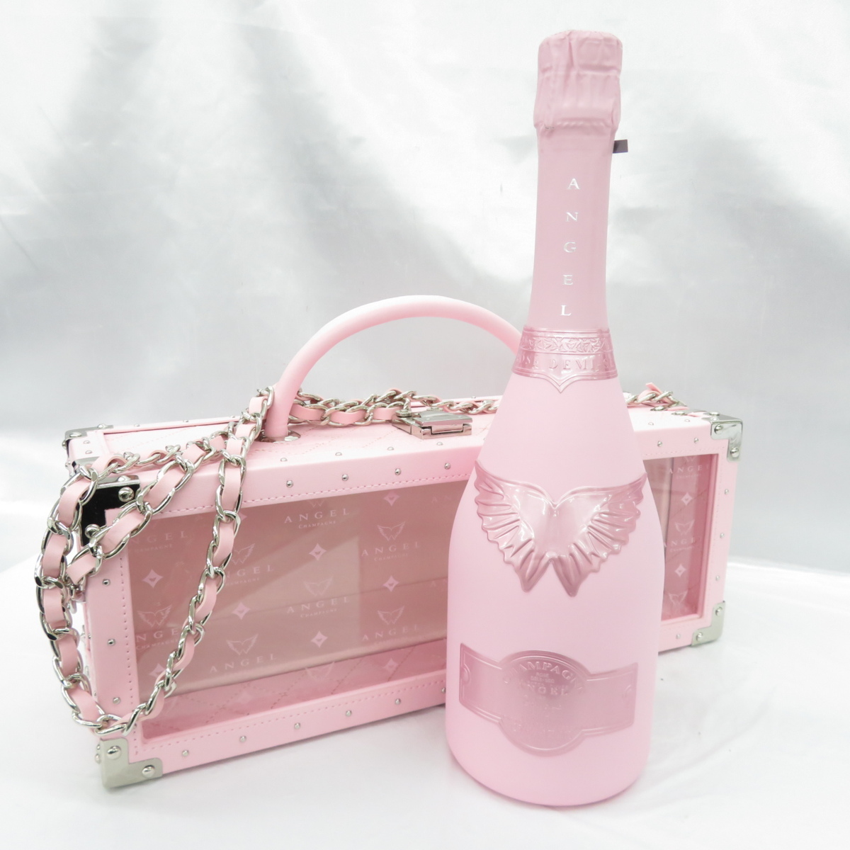 未開栓】ANGEL エンジェル ドゥミセック ロゼ ピンク シャンパン 750ml
