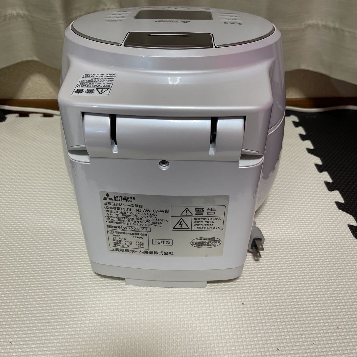 三菱 NJ-AW107-W 炊飯器 美品 中古品 détails d'articles | Yahoo