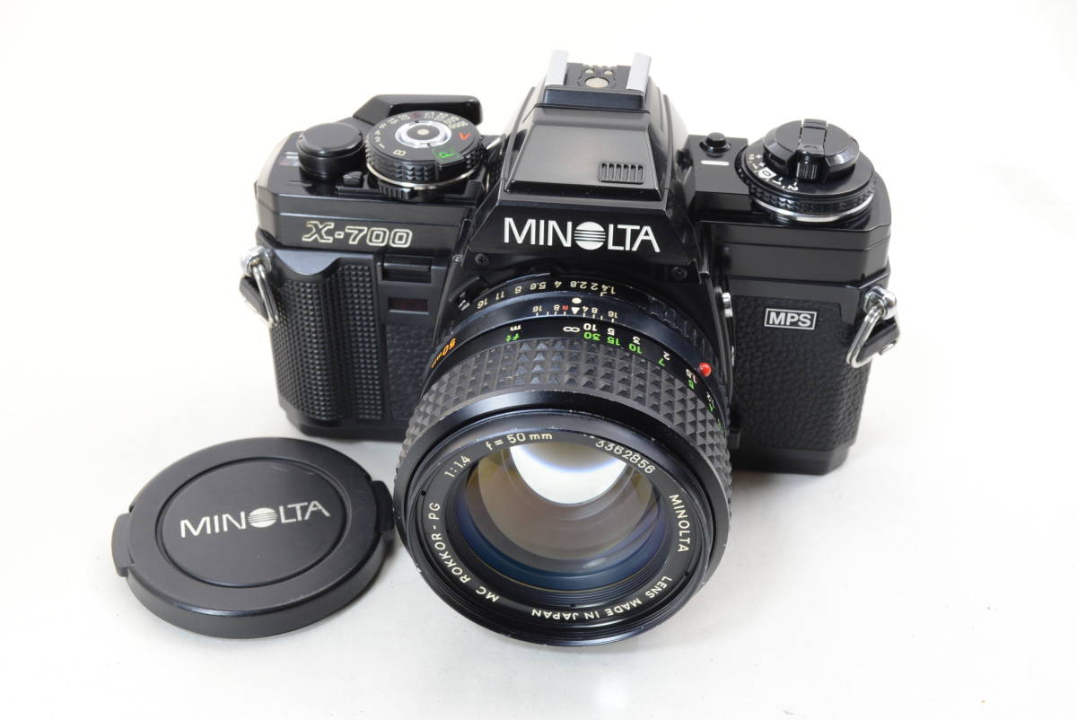 珍しい 一眼レフフィルムカメラ 動作品 50mmF1.4レンズ付き X-700 MINOLTA 【ecoま】ミノルタ - ミノルタ