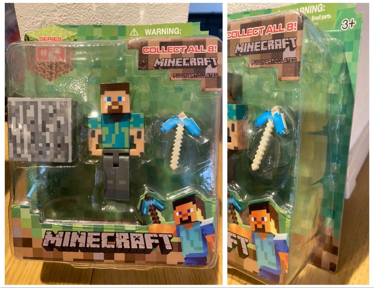 新品未開封 マインクラフトアクションフィギュア 9点セット 新品未開封 マインクラフトアクションフィギュア 9点セット