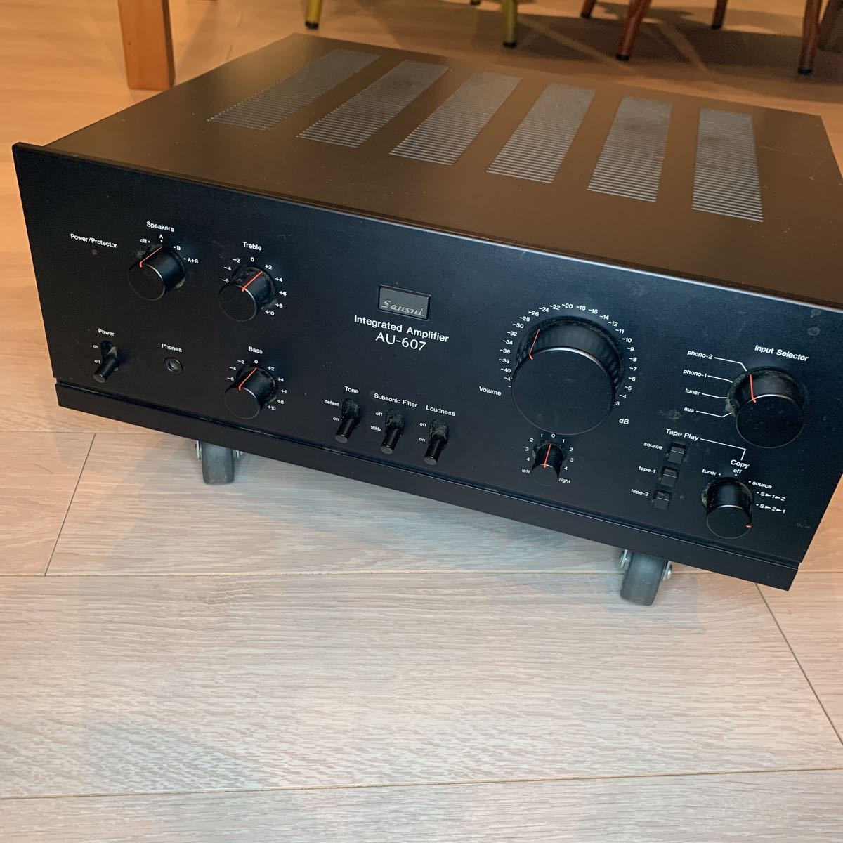 SANSUI サンスイ 山水 プリメインアンプ AU-607 ジャンク | exponovia.mx