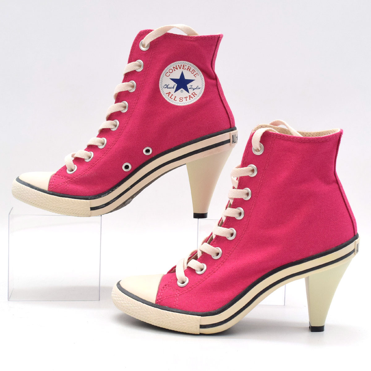 CONVERSE コンバース オールスター ハイカット ヒールスニーカー 23cm