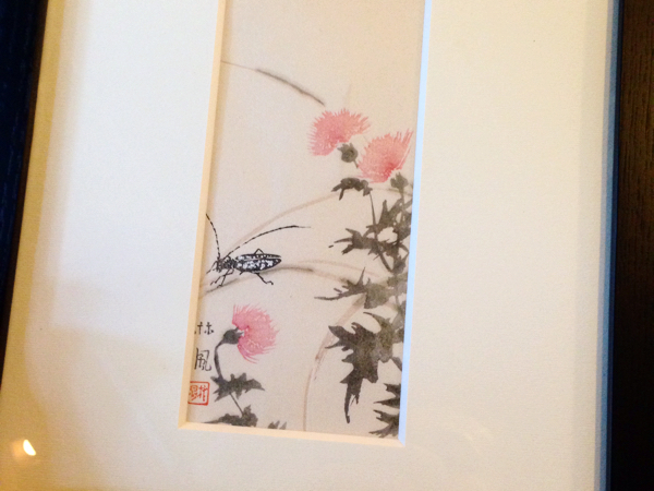  frame hand .. woodcut envelope *ka Miki rim si retro interior peace . manner .. old Japanese-style house manner . fine art Vintage antique manner . industrial arts 
