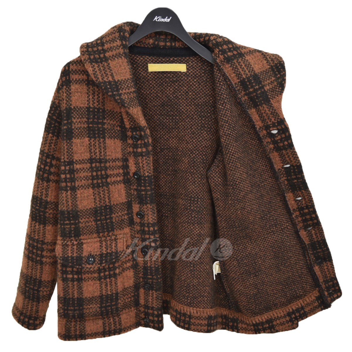 オールドジョー OLD JOE　 FANCY CHECK KNIT ショールカラーウールジャケット 12-A/W-FNCK 商品番号：8066000186948_画像3