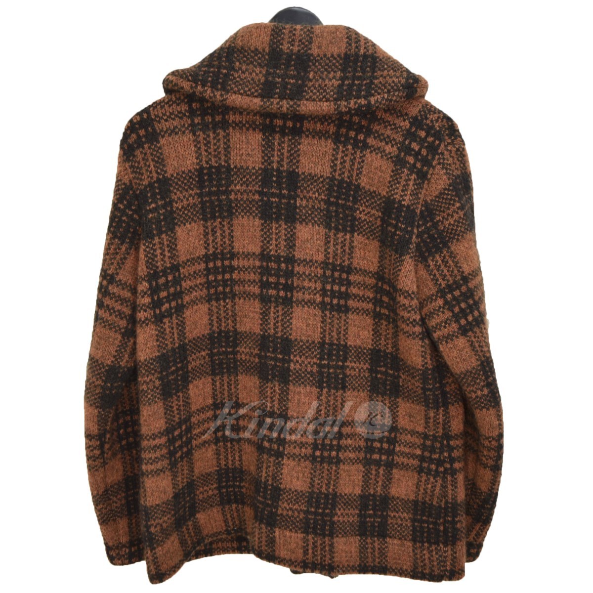 オールドジョー OLD JOE　 FANCY CHECK KNIT ショールカラーウールジャケット 12-A/W-FNCK 商品番号：8066000186948_画像2