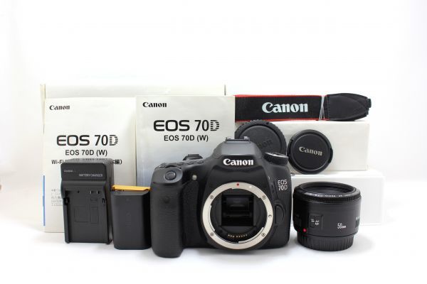 ☆【美品！動作良好！】☆ Canon EOS 70D 高性能 大人気単焦点50ｍｍ