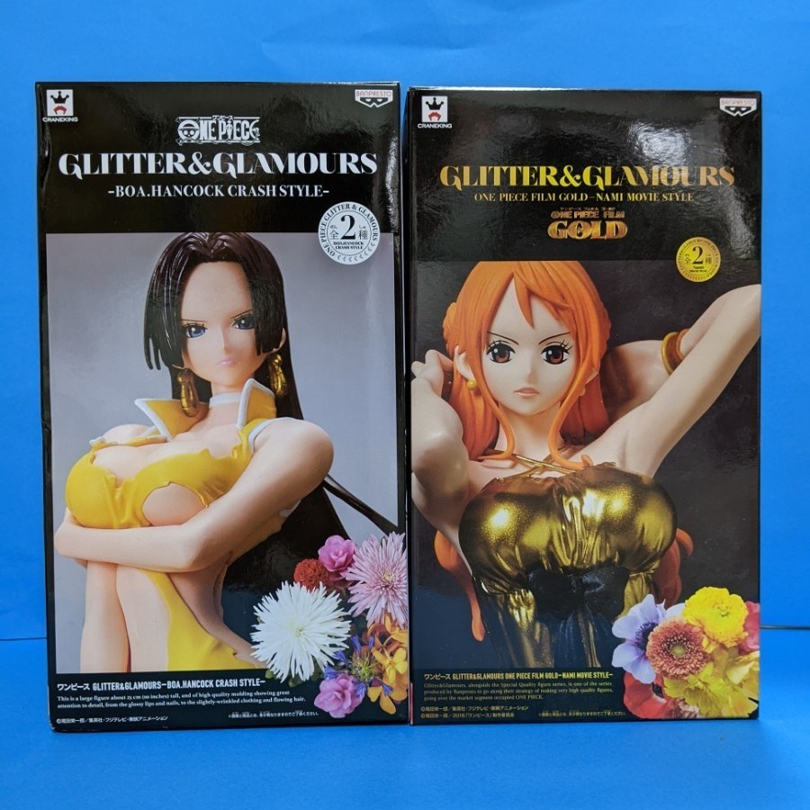 【未開封】○GLITTER＆GLAMOURS ボア・ハンコック 【開封品】○ GLITTER＆GLAMOROUS ナミ