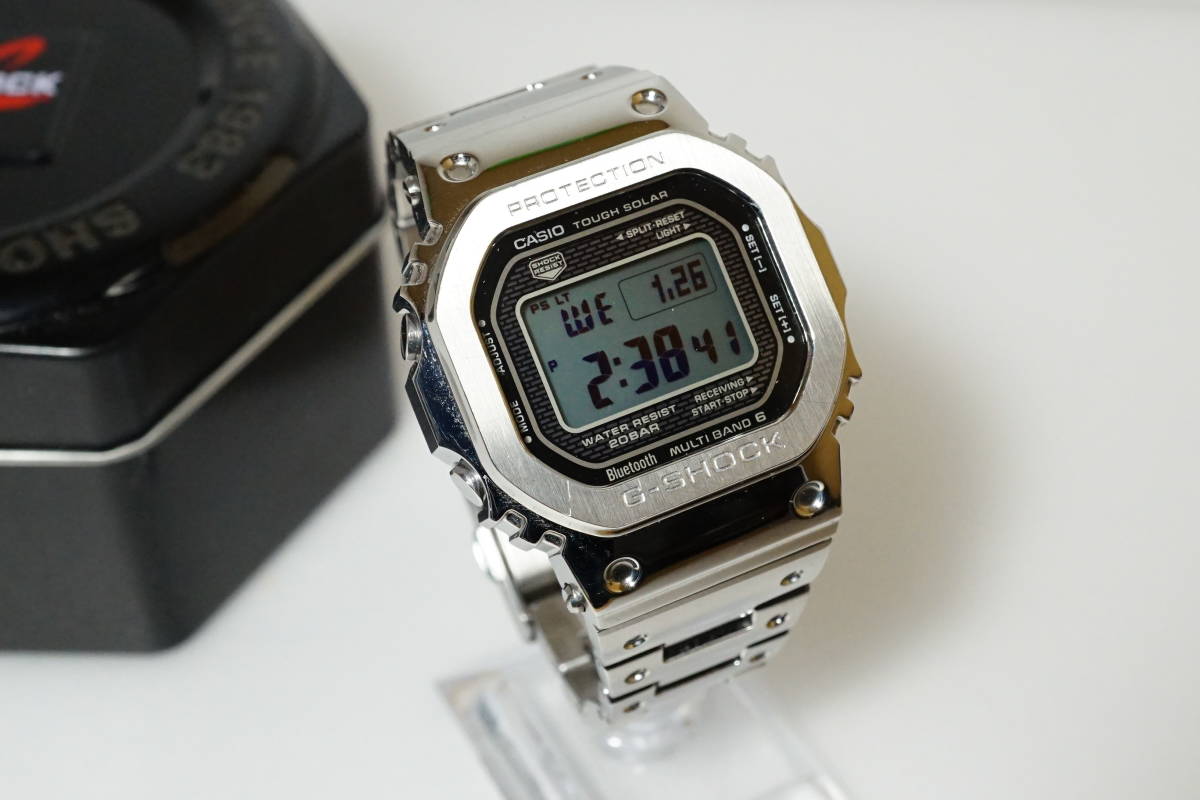 CASIO G-SHOCK GMW-B5000 デジタルソーラー電波時計Bluetooth 腕時計カシオ的详细信息| 雅虎拍卖代拍| FROM  JAPAN