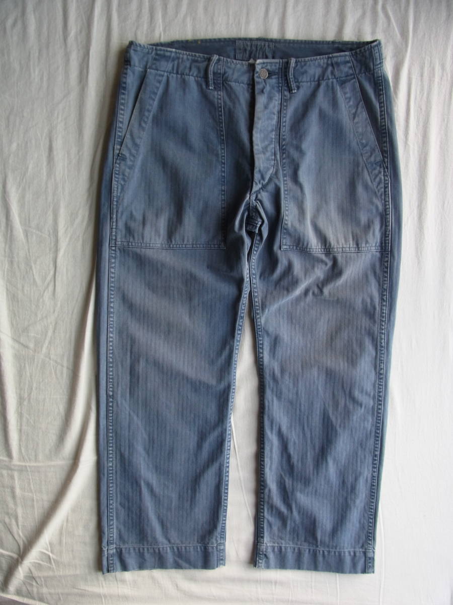 日本限定モデル】 RRL ダブル 加工で褪せたネイビー 32 コットン