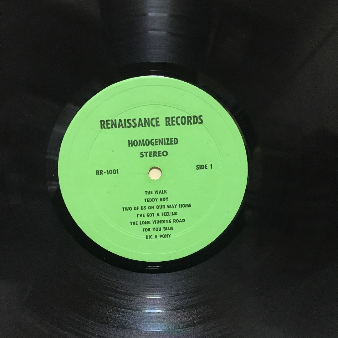 ビートルズ BEATLES HOMOGENIZED BEATLES LPレコード