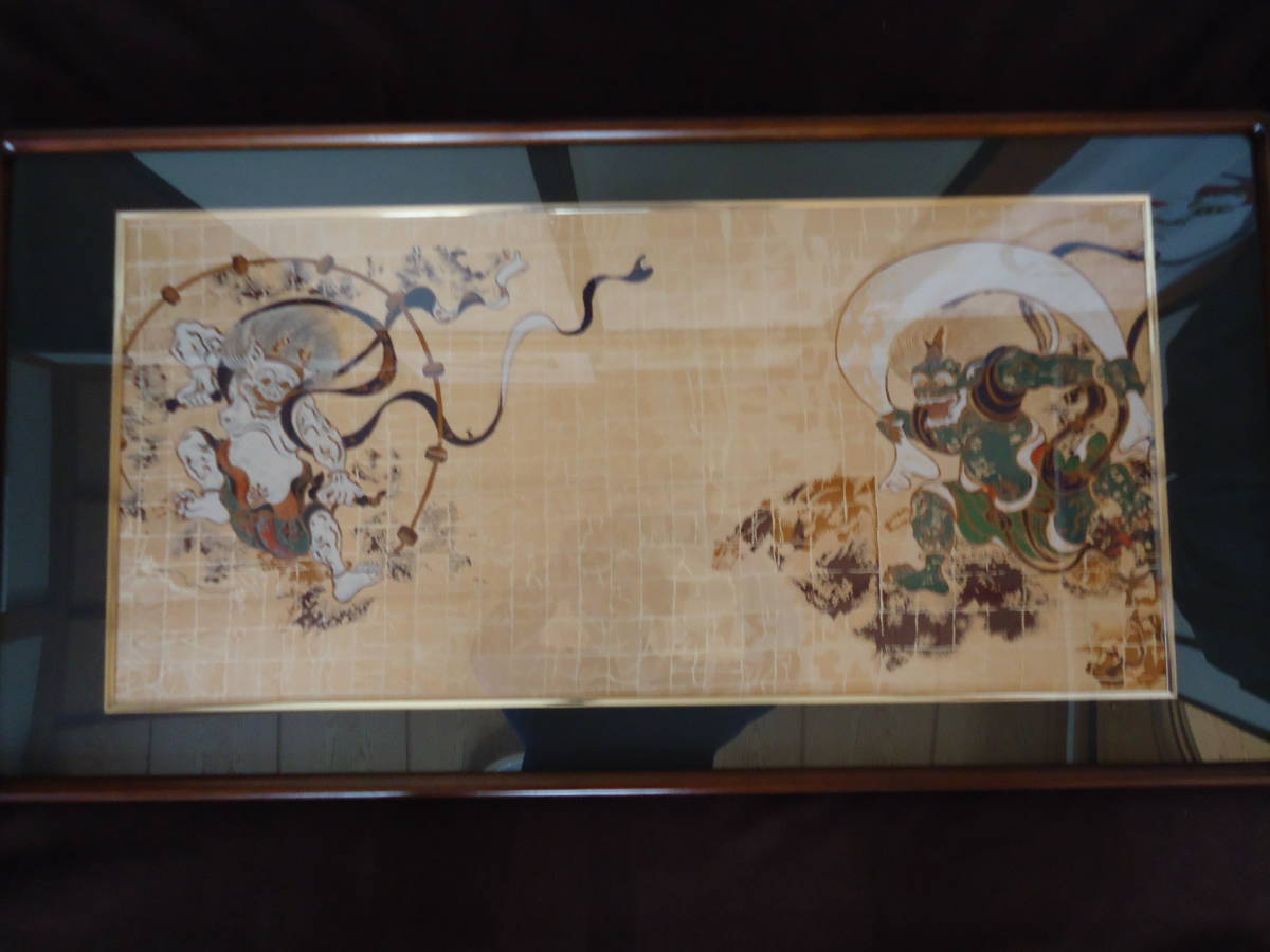 Yahoo!オークション - 風神雷神図(俵屋宗達の作)模写・複製画 Yahoo!オークション - 風神雷神図(俵屋宗達の作)模写・複製画