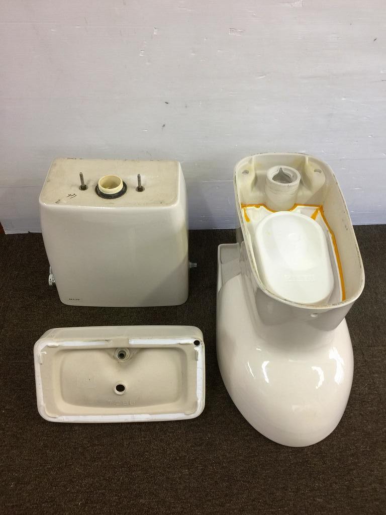 中古】TOTO トイレ便器(床下排水)☆洋式便器「CZ180B」とタンク 中古】TOTO トイレ便器(床下排水)☆洋式便器「CZ180B」とタンク