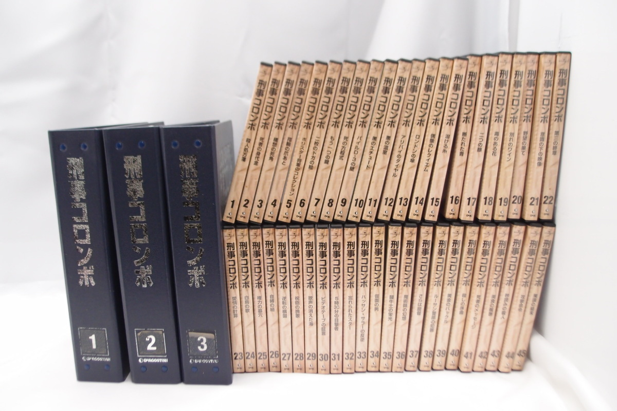 ディアゴスティーニ 刑事コロンボ DVDコレクション全45巻 バインダーフック付き DVD △WV570