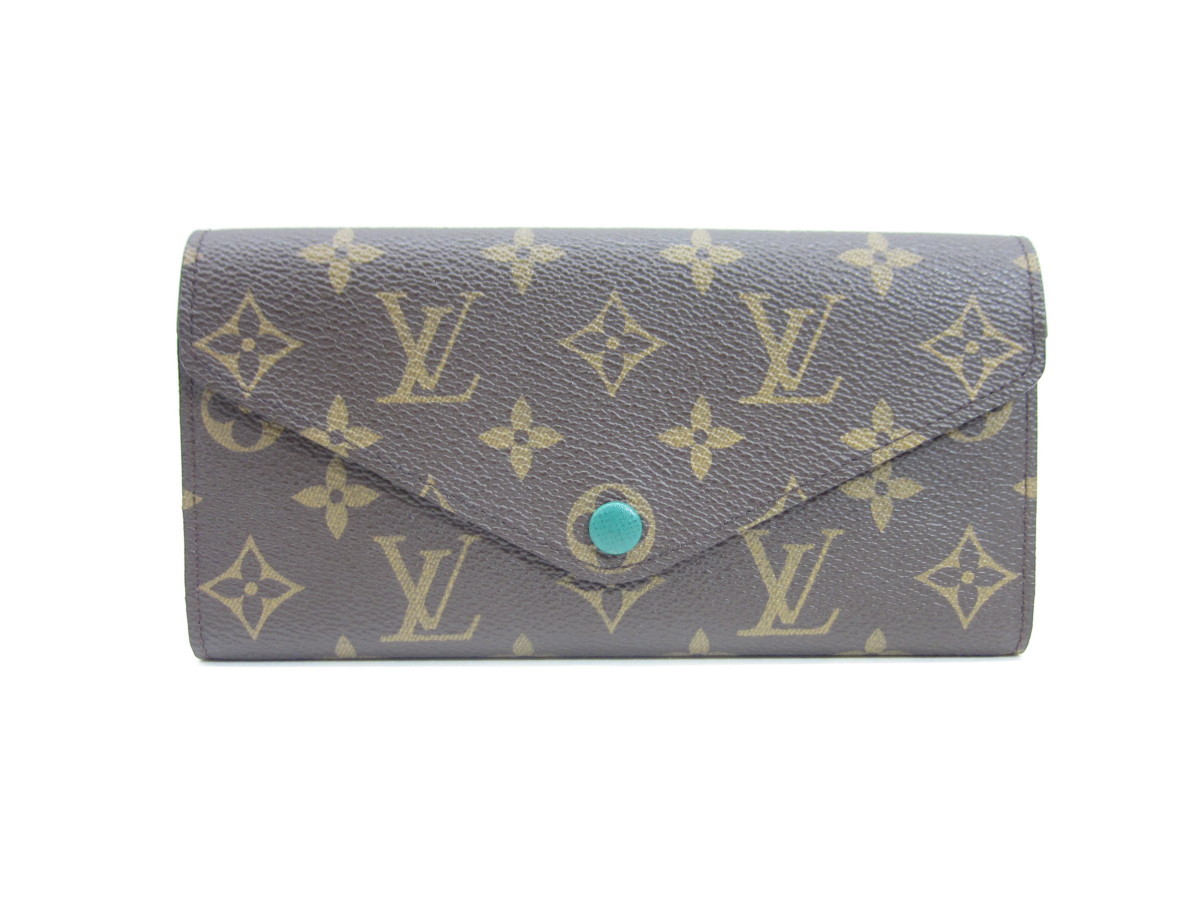 LOUIS VUITTON ルイ・ヴィトン モノグラム 三つ折り長財布 ポルトフォイユ ジョセフィーヌヴェール M60163 長財布 □UP 2795