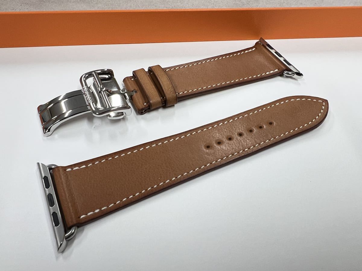 ☆即決 美品 Apple watch HERMES エルメス Dバックル シンプルトゥール ディプロイアントバックル フォーヴ アップルウォッチ  44mm 45mm 42