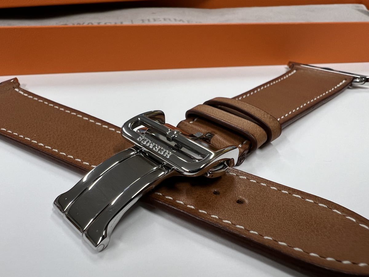 即決 美品 Apple watch HERMES エルメス Dバックル シンプルトゥール