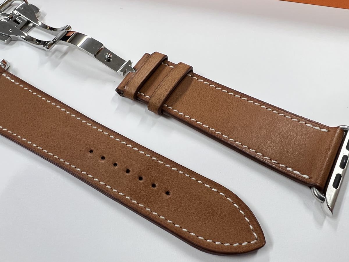 ☆即決 美品 Apple watch HERMES エルメス Dバックル シンプルトゥール ディプロイアントバックル フォーヴ アップルウォッチ  44mm 45mm 42