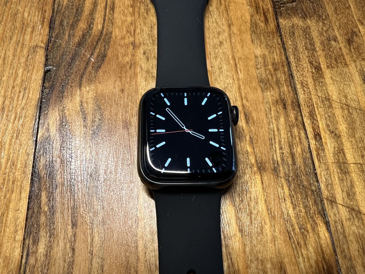 2022A/W新作送料無料 Apple Watch series5 ブラック ステンレス セルラー アップル