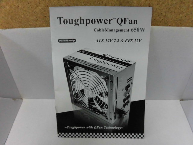 *thermaltake/ термический Take /W0163/Toughpower/Qfan/650W/ не использовался хранение товар * утиль *