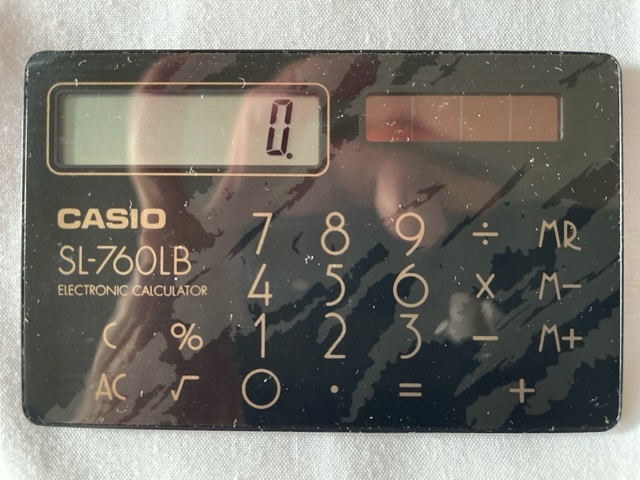 カードCASIO計算機