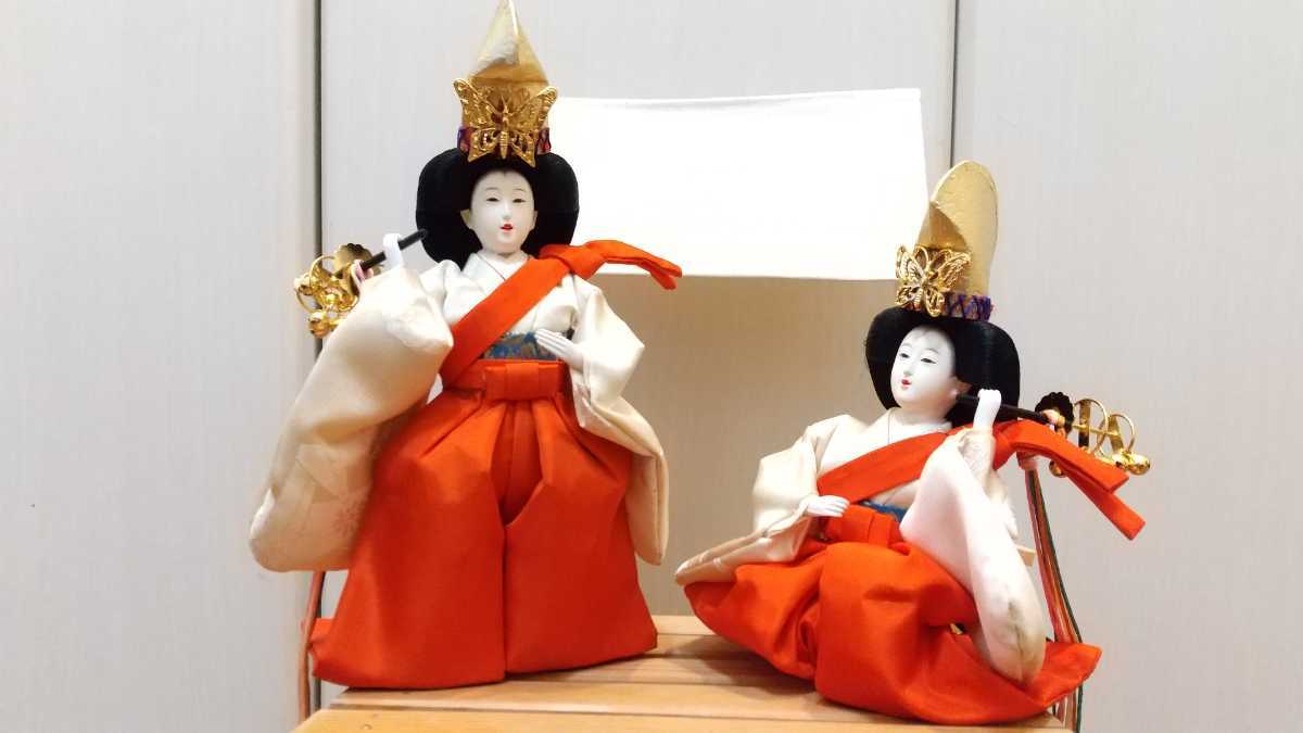 Yahoo!オークション - 美品 胡蝶雛セット 雛飾り ひな祭り 人形 Yahoo!オークション - 美品 胡蝶雛セット 雛飾り ひな祭り 人形