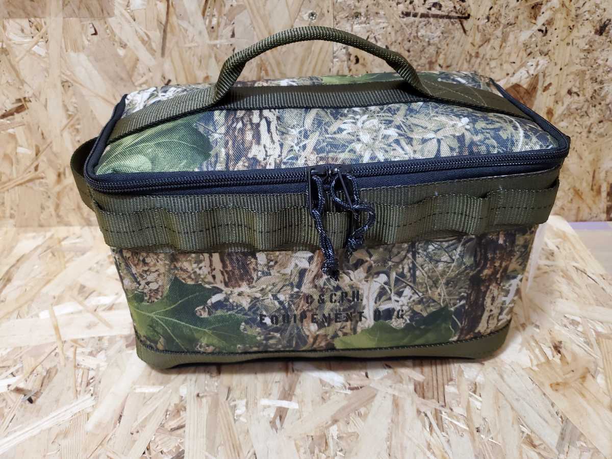 【新品】C&C.P.H.EQUIPEMENT CONTAINER BAG REALTREE CEV2000 シーアンドシーピーエイチ コンテナ リアルツリー キャンプ 収納ケースの画像2