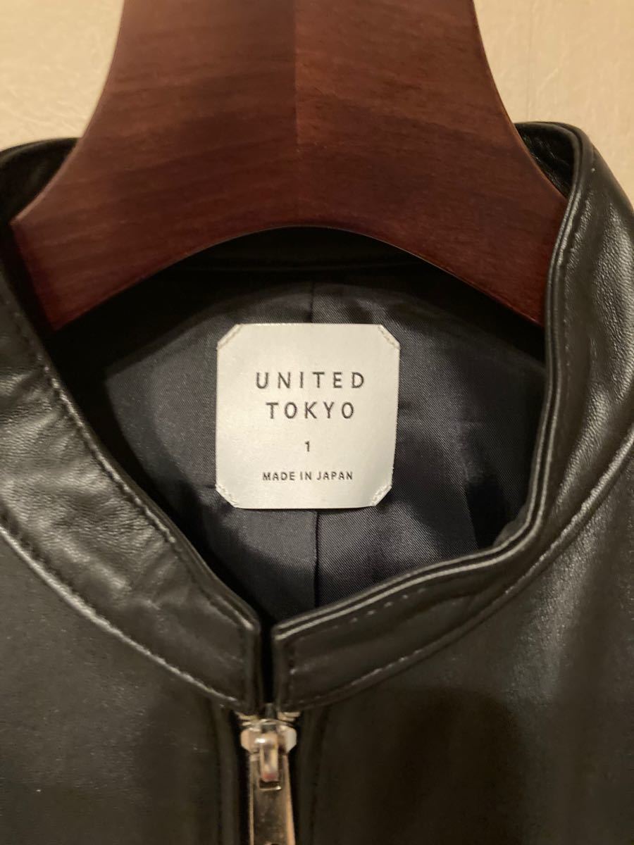 UNITED TOKYO シングルレザージャケット サイズ1